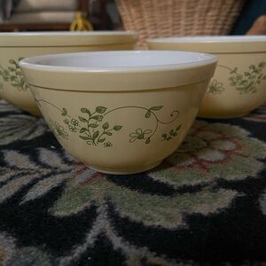 Vintage Pyrex Shenandoah Pattern Bowls